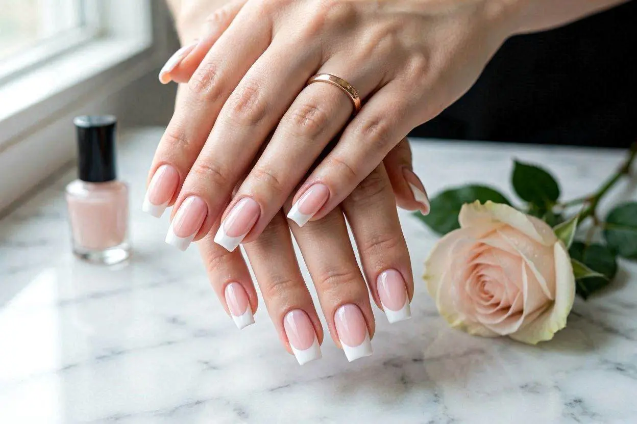 Top 12 French Tip Nail Shapes You Need to Try 8 Ballerina French Tip Nail Shape