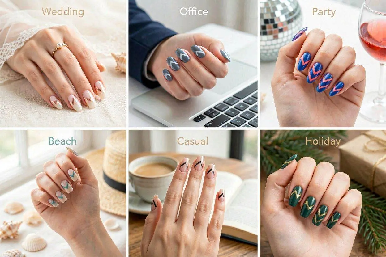 150+ Zig Zag Nails Designs Perfect for Every Vibe 12 Best Zig Zag Nails Designs for Different Occasions