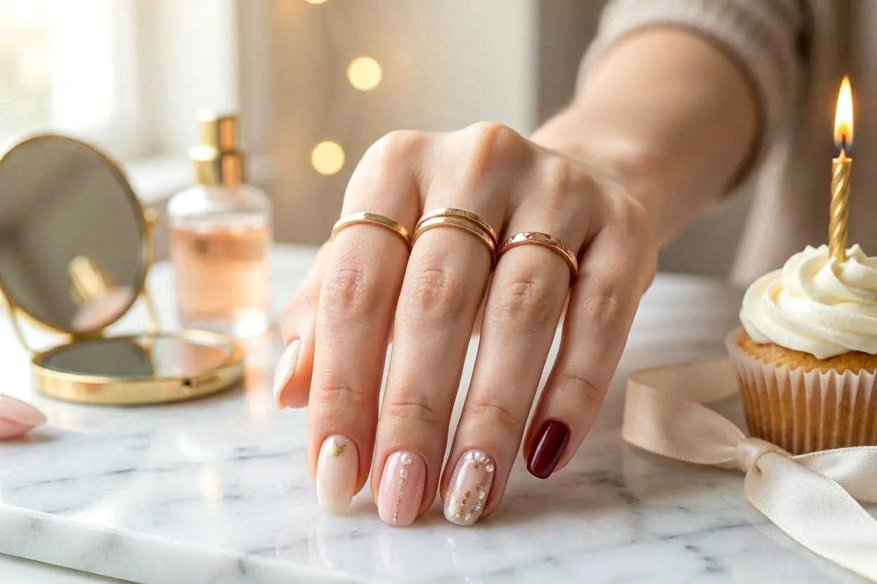 300+ Birthday Nail Ideas That Will Make Your Birthday Special 12 Classy & Elegant Birthday Nails Ideas
