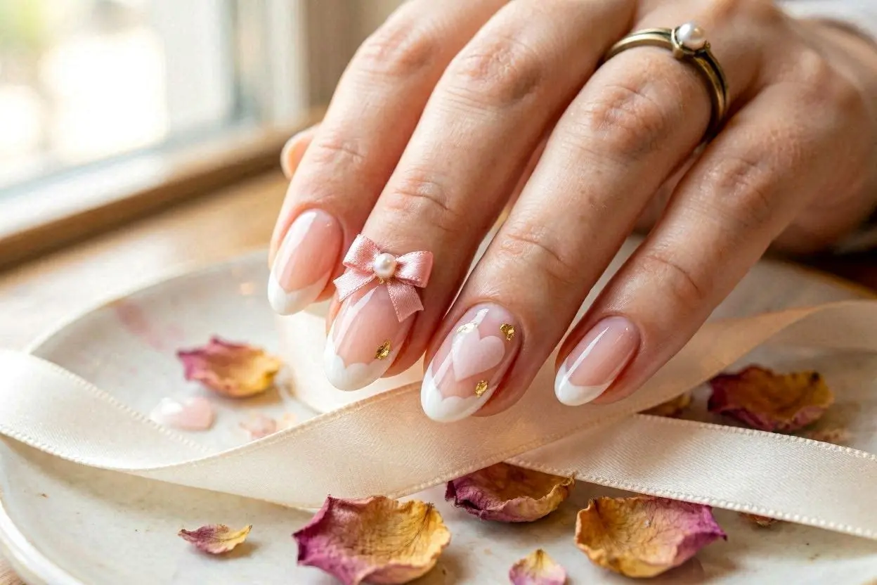 Coquette Valentine Nails