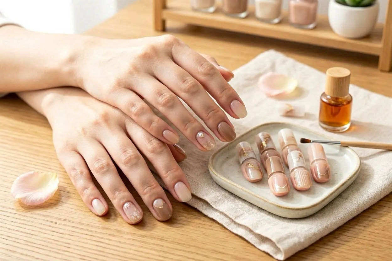 Creative Nude Nail Concepts