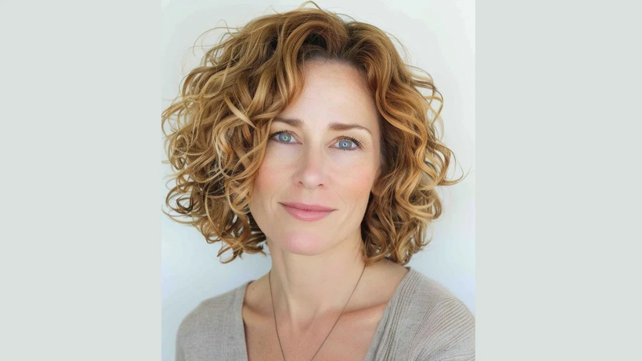 Curly Lob with Face-Framed Curls