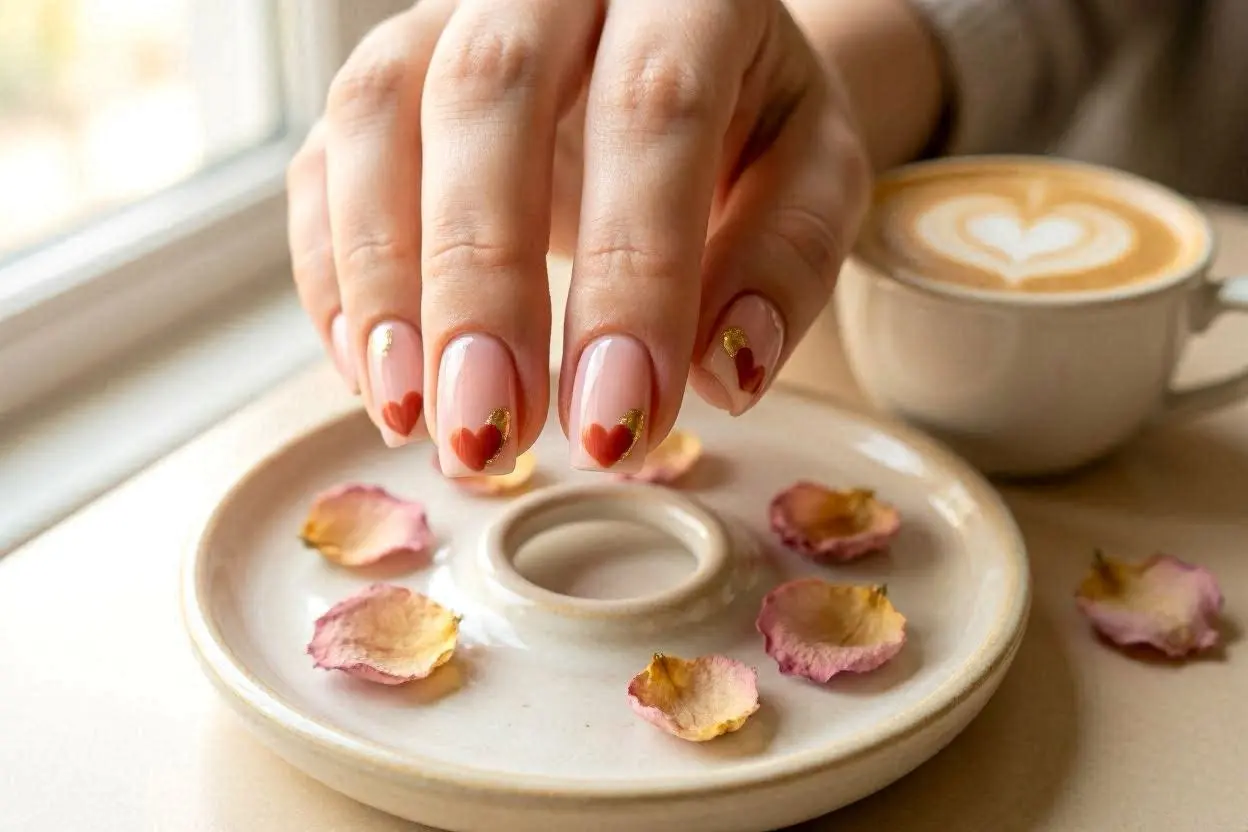 Cute Valentine Nails