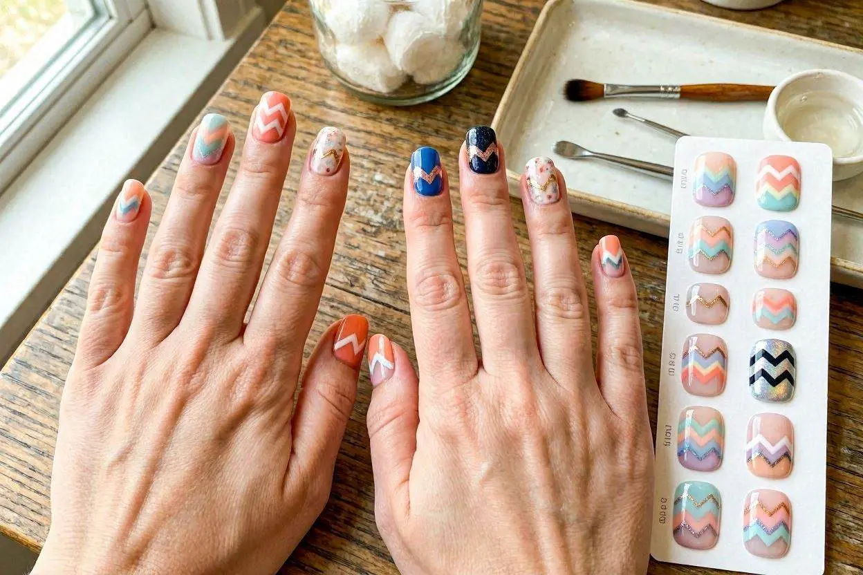 150+ Zig Zag Nails Designs Perfect for Every Vibe 7 Cute and Creative Theme Ideas Zig Zag Nail Designs