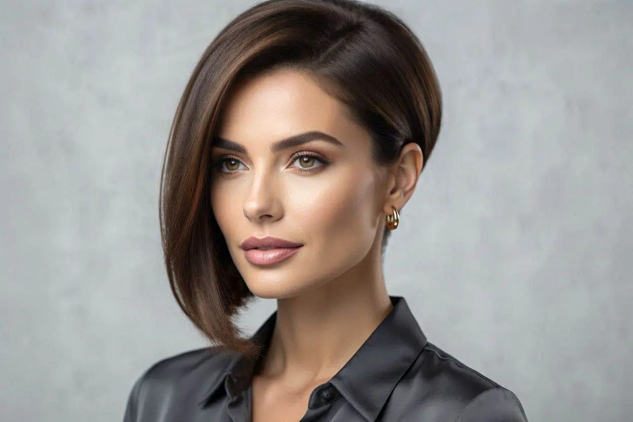 Inverted Bob hairstyle for womens