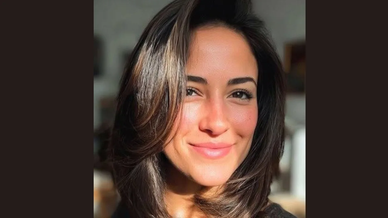 Layered Midi for Thick Hair