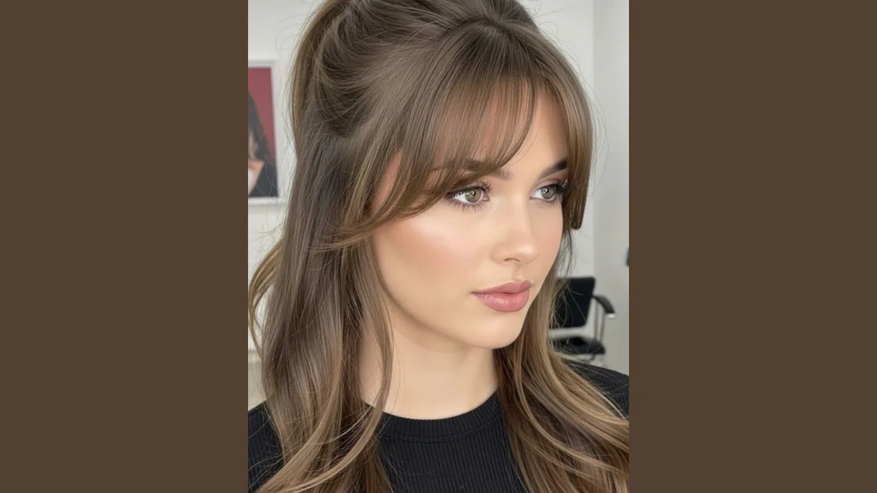  Long Face-Framing Bangs