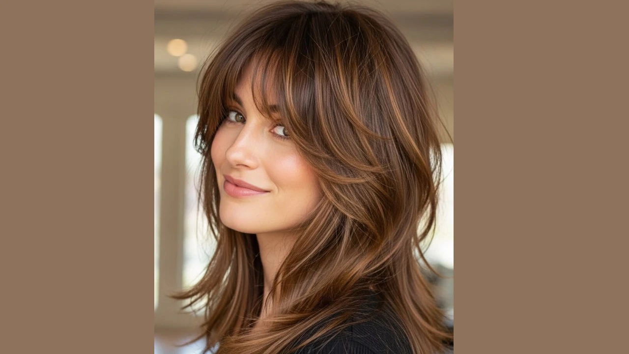Long Layered Shag Hairstyle
