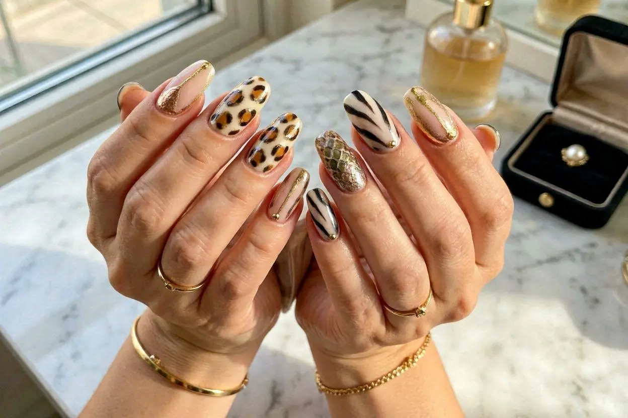 Luxury Animal Print Nail Styles