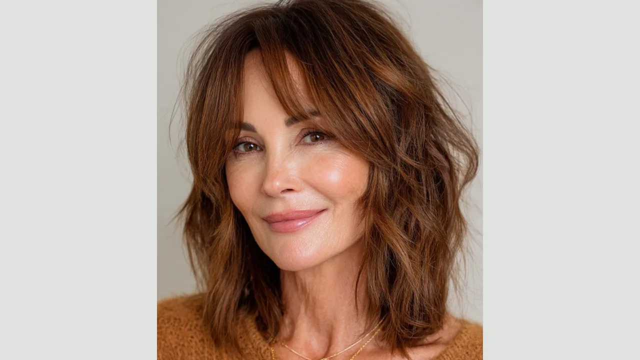 Midi Shag with Bardot Bangs
