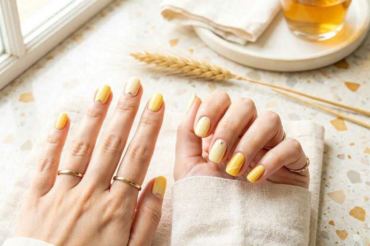 200+ Yellow Nail Ideas That Will Brighten Your Entire Look in 2026 15 Minimal Yellow Nail Ideas