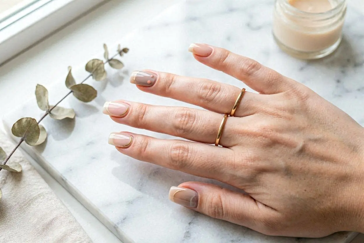 Minimalist Nude Nail Designs