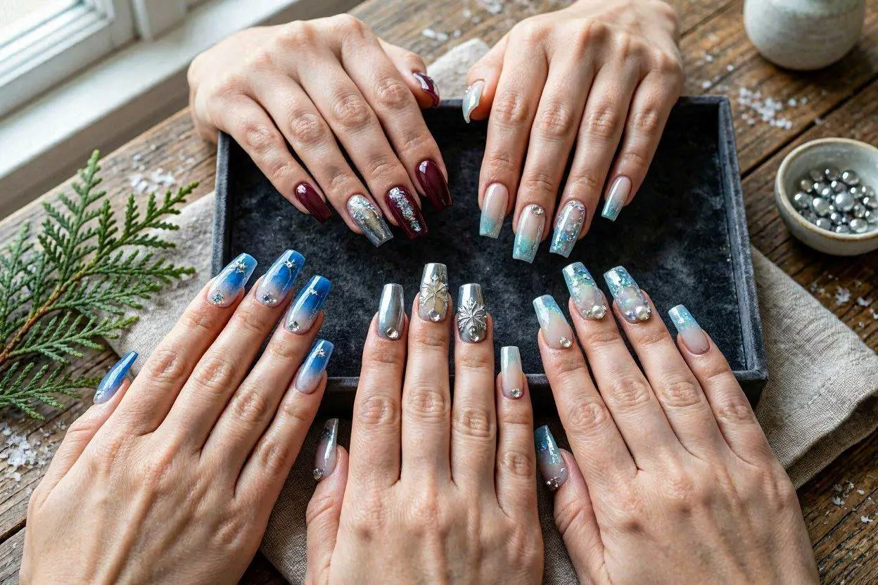 Nail Shapes for Winter Styles