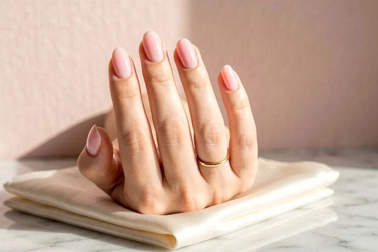 Ombre Baby Pink Nails Ideas