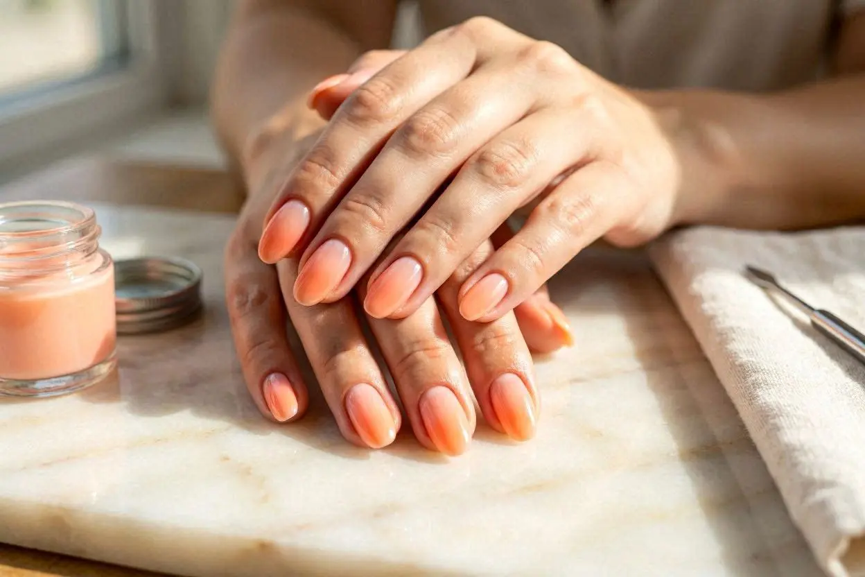 Peach Ombre Tip