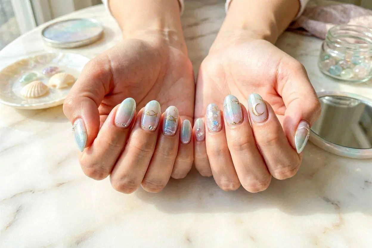 180+ Zodiac Nails Ideas for Every Star Sign in 2026 13 Pisces Nail Ideas