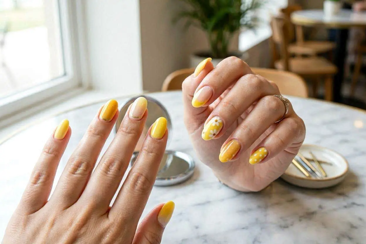 200+ Yellow Nail Ideas That Will Brighten Your Entire Look in 2026 2 Popular Classic Yellow Nail Ideas