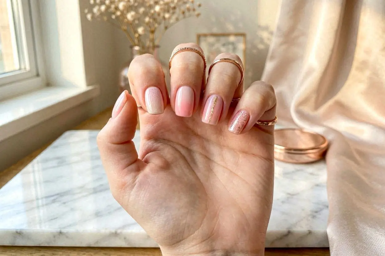 Seasonal Baby Pink Nails Ideas