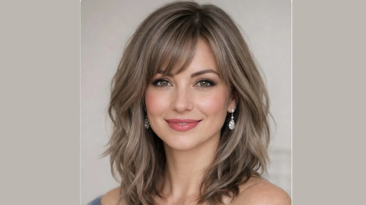 Side-Swept Bangs with Layers Cut