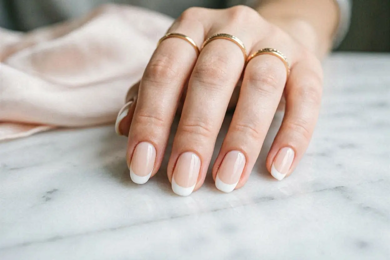 Soft Nude Base French Tips