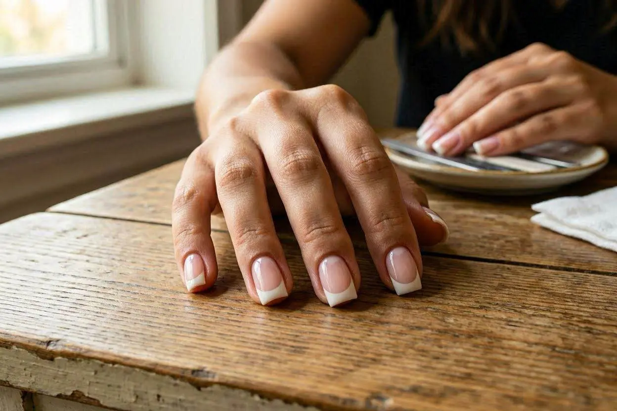 Top 12 French Tip Nail Shapes You Need to Try 4 Square French Tip Nail Shape