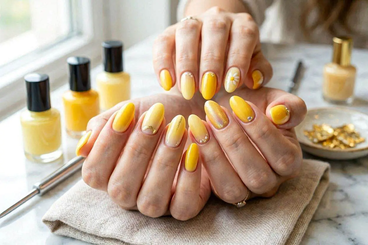 200+ Yellow Nail Ideas That Will Brighten Your Entire Look in 2026 8 Stunning Ombre Yellow Nail Designs