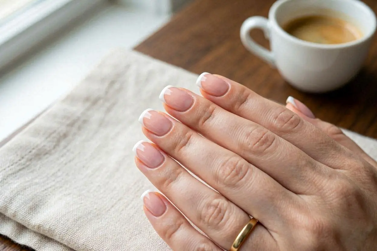 Thin White French Tips