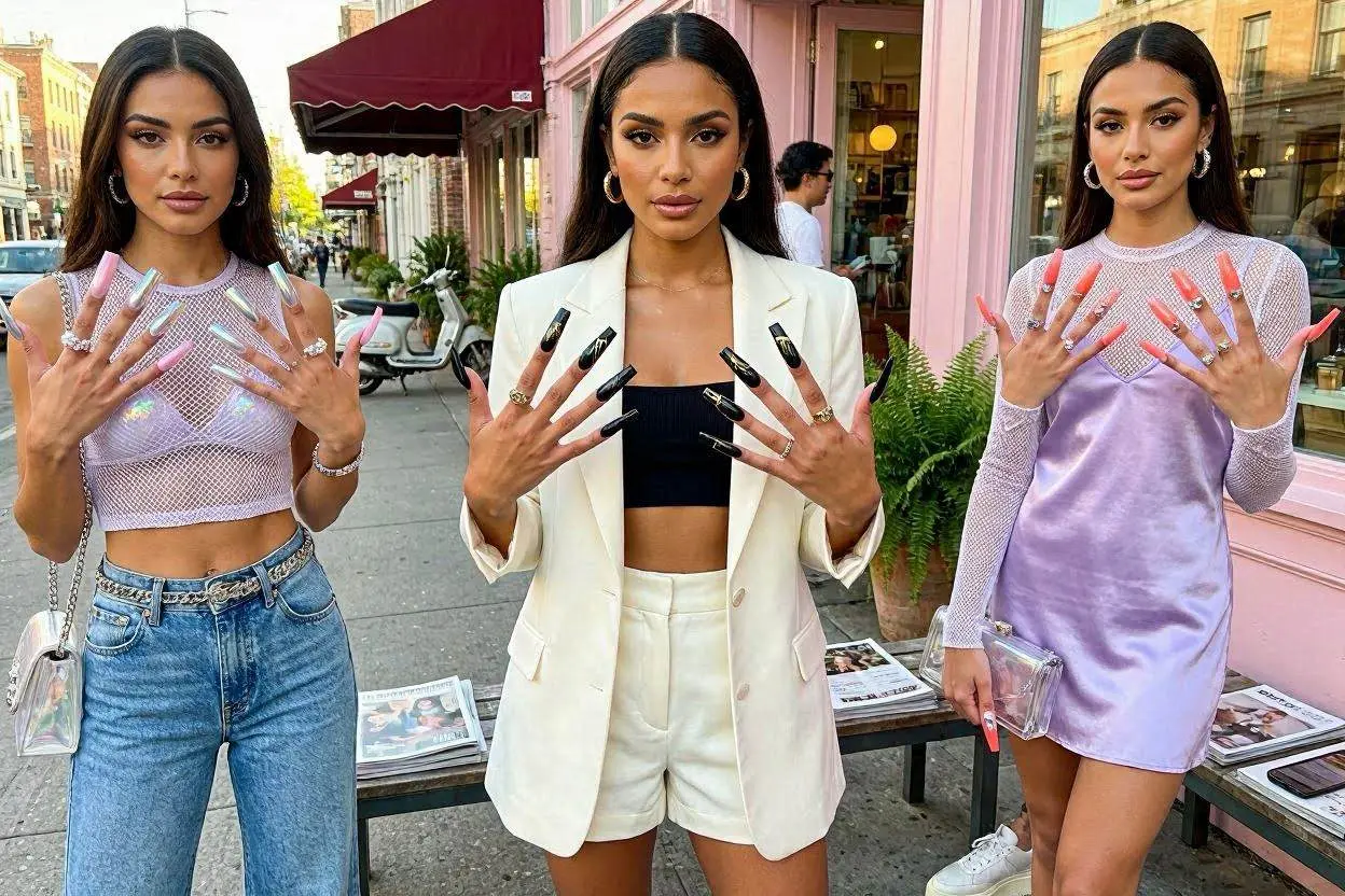 140+ XXL Nail Ideas That Are Bold, Trendy, and Impossible to Ignore 17 Trendy Social Media Inspired Nail Styles