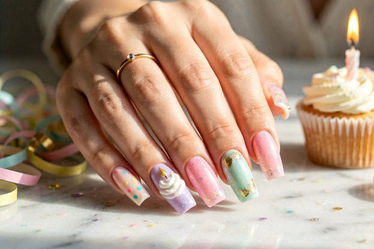 300+ Birthday Nail Ideas That Will Make Your Birthday Special 16 Trendy Viral Birthday Nails