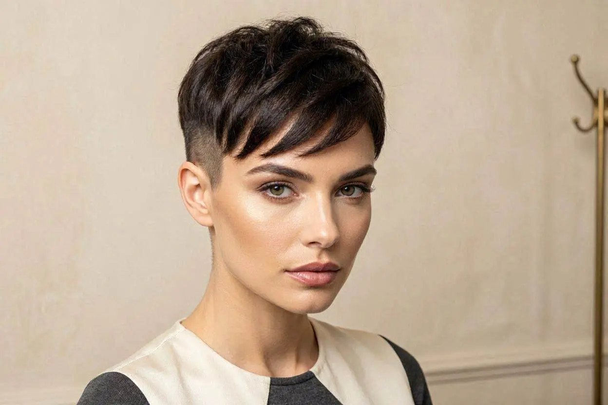 Undercut Pixie Haircut For Womens