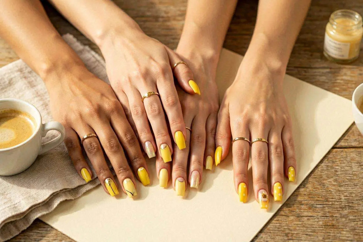 200+ Yellow Nail Ideas That Will Brighten Your Entire Look in 2026 9 Viral Trendy Yellow Nail Styles