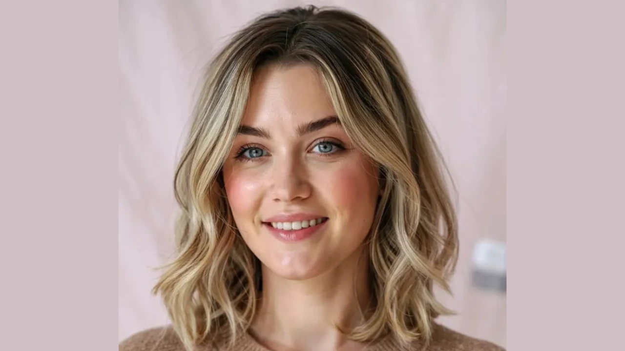 Wavy Lob with Beach Layers Hairstyle