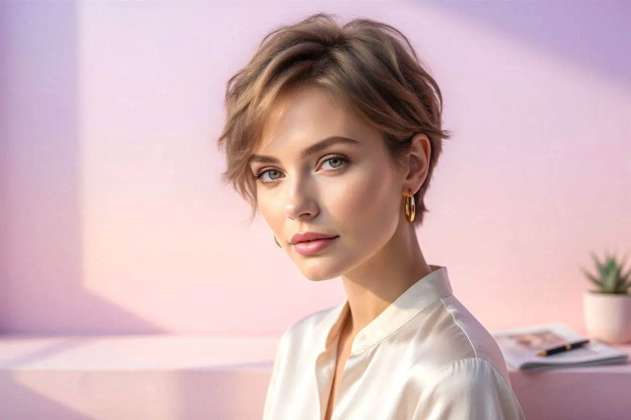 Wispy Pixie Haircut For Women