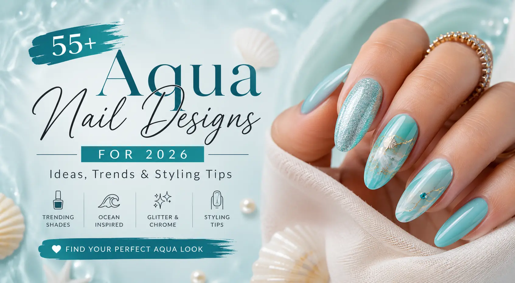 Aqua Nail Designs