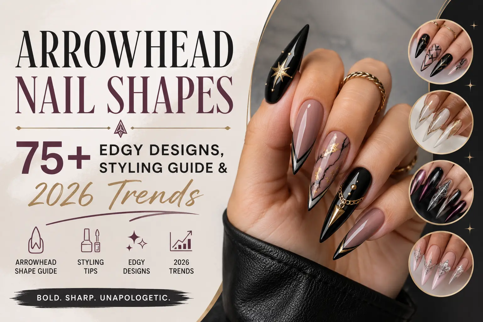 How to Style Arrowhead Nails: 75+ Designs, 2026 Trends