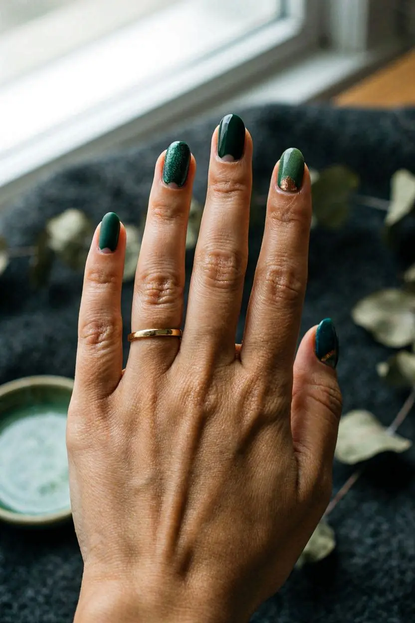 Best Green Nail Color Combinations