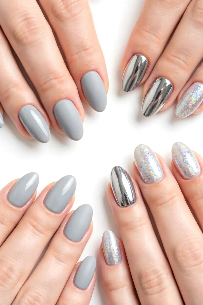 Best Grey Nail Finishes
