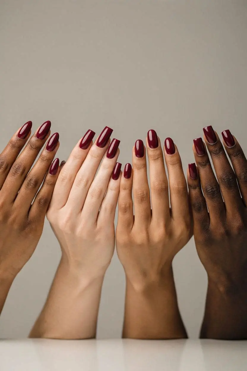 Best Nail Shapes for Burgundy