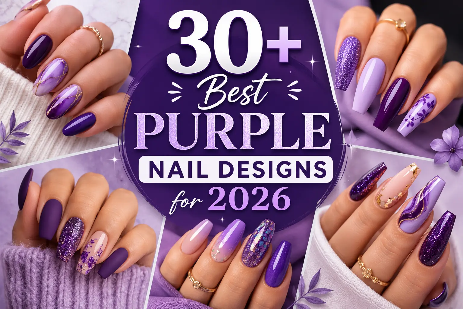 Best Purple Nail Designs