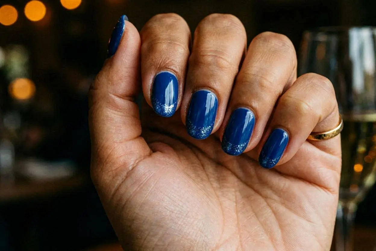 Blue Nails for Special Occasions