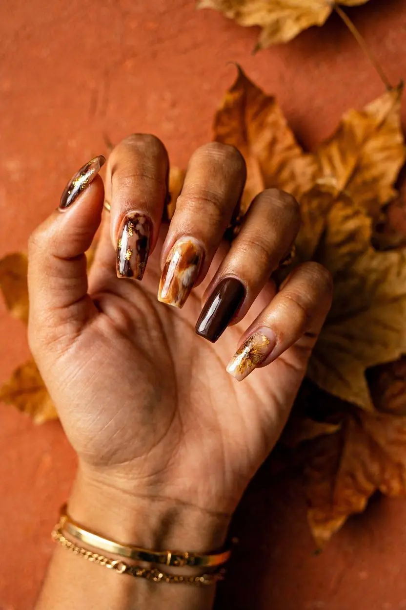 50+ Brown Nail Designs Trending in 2026 5 Brown Nail Designs for Different Nail Shapes