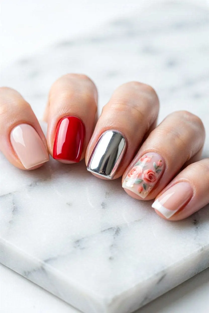 CLASSY SHORT NAIL DESIGNS
