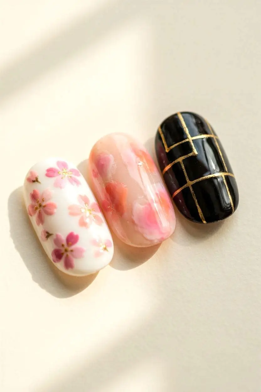 Chrome, Metallic & Round Mirror Nails