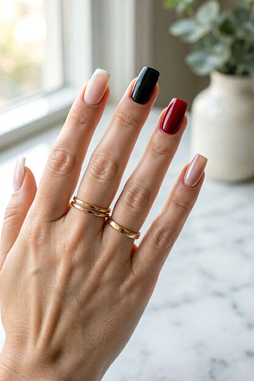Classic Coffin Nail Ideas