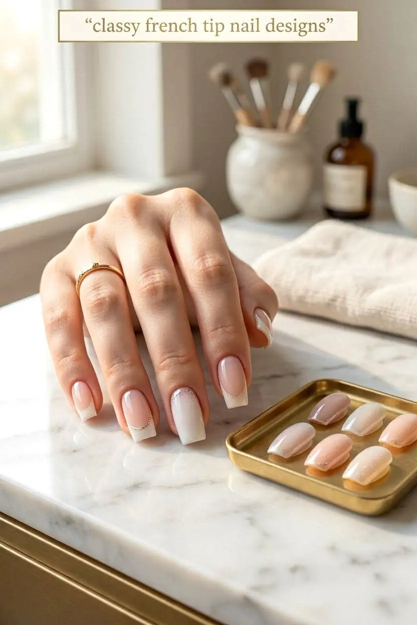 Classy Nail Designs: 75+ Elegant Ideas for Every Shape, Season & Style in 2026 8 Classy French Tip Nail Designs