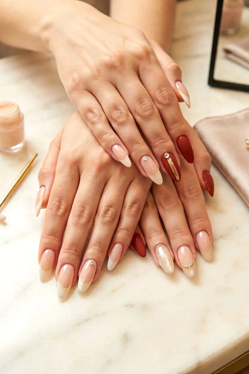 Classy Long Nail Designs