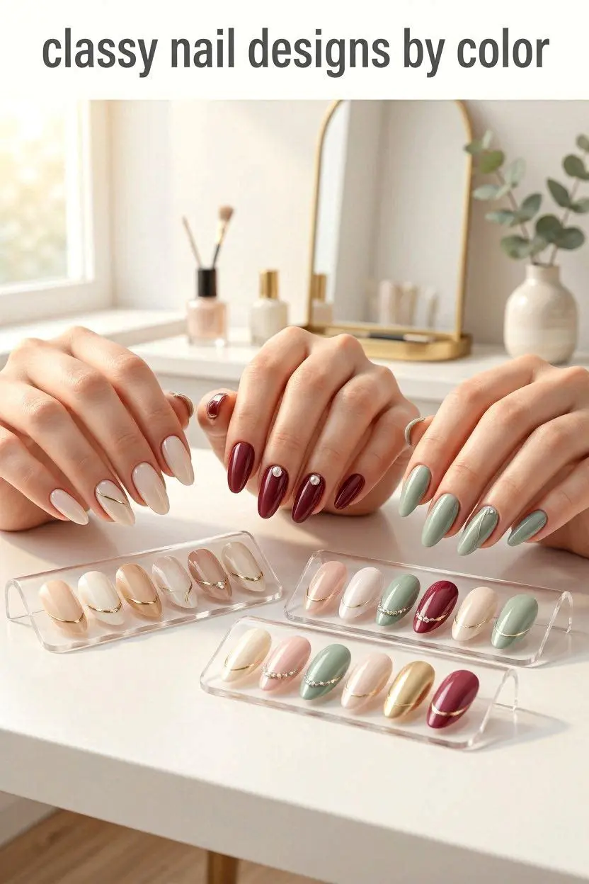Classy Nail Designs: 75+ Elegant Ideas for Every Shape, Season & Style in 2026 2 Classy Nail Designs by Color