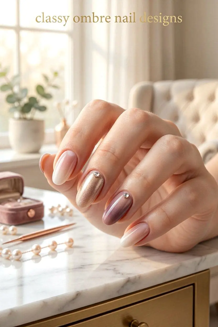 Classy Nail Designs: 75+ Elegant Ideas for Every Shape, Season & Style in 2026 13 Classy Ombre Nail Designs