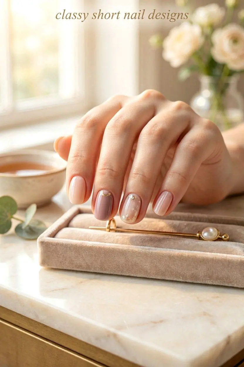Classy Nail Designs: 75+ Elegant Ideas for Every Shape, Season & Style in 2026 6 Classy Short Nail Designs