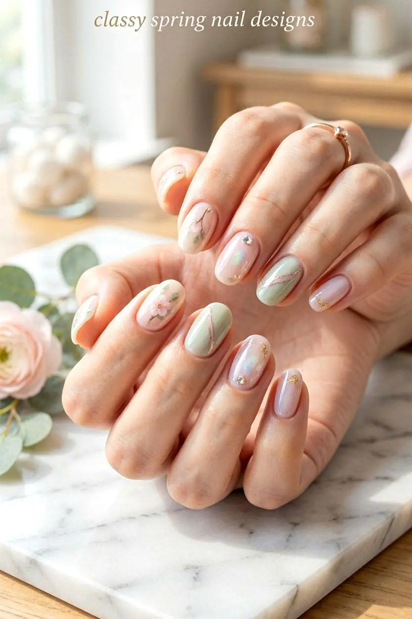 Classy Nail Designs: 75+ Elegant Ideas for Every Shape, Season & Style in 2026 9 Classy Spring Nail Designs